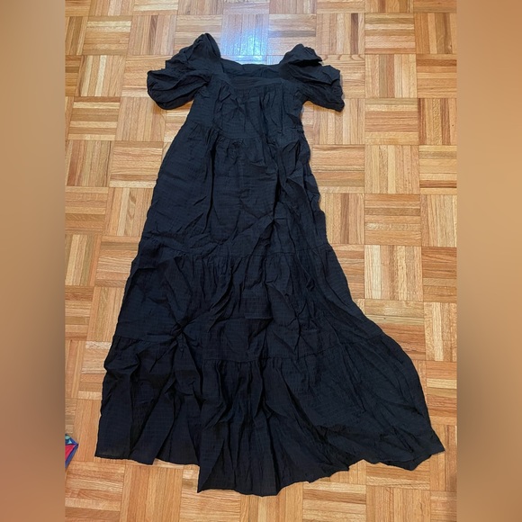 Anthropologie Tiered Sleeve Puff Sleeve Dress - Picture 4 of 5